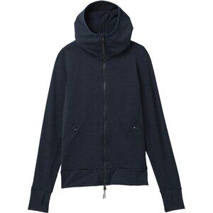 Prana Ice Flow Jacket Women's Small Black Outdoor Workout Run Hoodie Thumbholes
